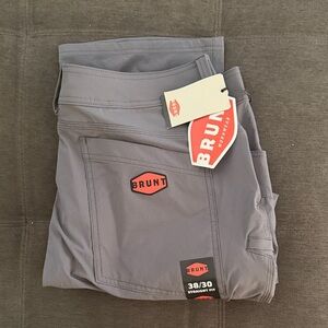 BRUNT Gray Work Pants